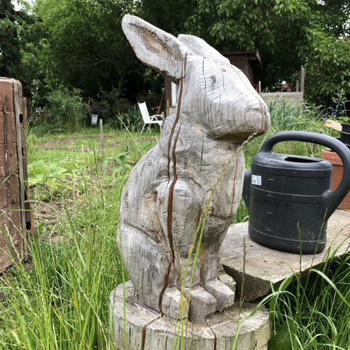 Dekoobjekte aus gefälltem Baum